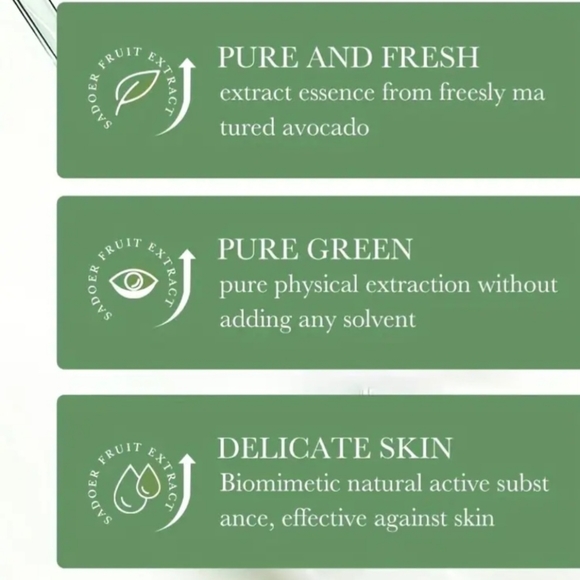 Avocado Eye Cream Hydrating Healthy Skin. Nourishing Fade Wriskles - Picture 8 of 12